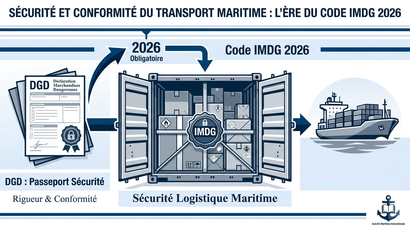 Sécurité et conformité du transport maritime selon le code IMDG 2026