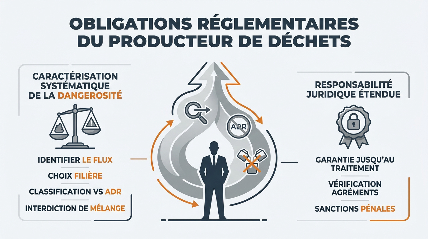 Obligations réglementaires pour la gestion des déchets dangereux en entreprise